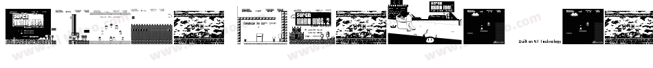 Super Mario World Mario字体转换